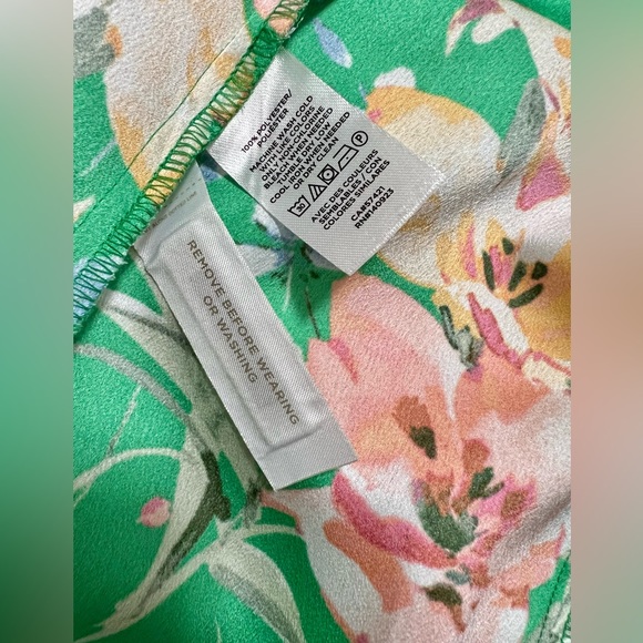 NWT LOFT Floral Midi Skirt w/ Slit (00P) - Picture 4 of 4